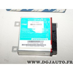 Centrale airbag boitier electronique 51719091 pour fiat punto 2 II et FL partir de 1999