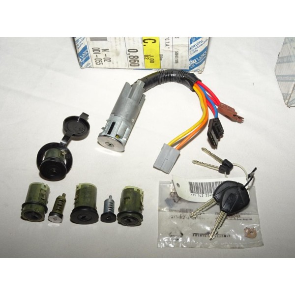 Kit barillets serrure de porte avec neiman demarrage 9790461080 pour fiat ulysse 1