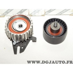 Ensemble galet tendeur + enrouleur courroie de distribution (non incluse) 71736728 pour alfa romeo 156 phase 2 II 1.8 16V