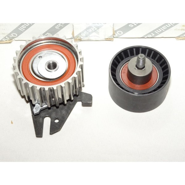 Ensemble galet tendeur + enrouleur courroie de distribution (non incluse) 71736728 pour alfa romeo 156 phase 2 II 1.8 16V