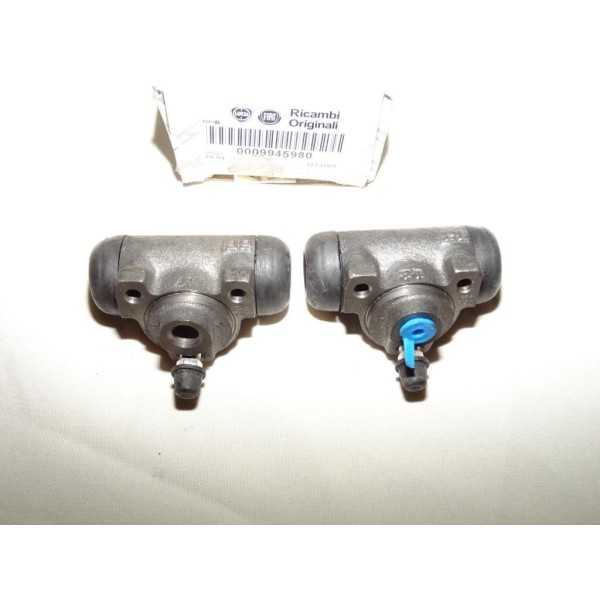 Lot 2 cylindres de roue machoire de frein arriere 20.6mm 9945980 pour fiat doblo 1 idea panda 2 II punto 1 lancia musa ypsilon Y