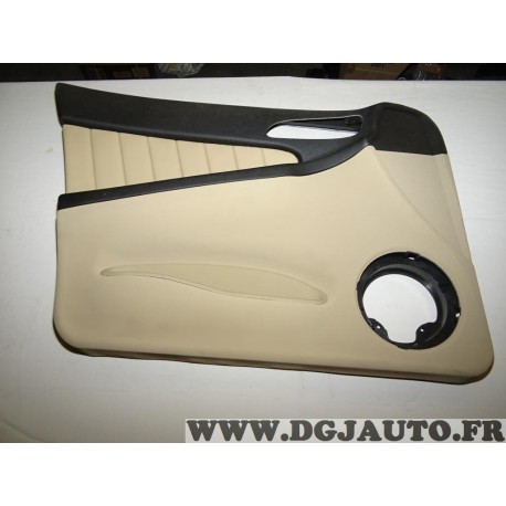 Garniture panneau de porte habillage portiere gauche cuir beige (petits accrocs) 156053103 pour alfa romeo 156 de 2001 à 2005