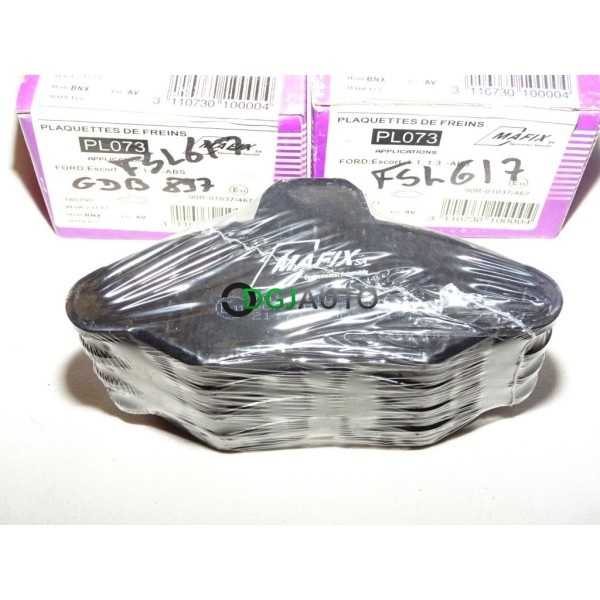 Jeux 4 plaquettes de frein avant montage bendix PL073 pour ford escort 5 6 7 V VI VII orion 2 II