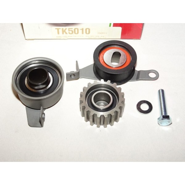Ensemble galets courroie distribution tendeurs + enrouleur (courroie non incluse) TK5010 pour ford escort 4 5 6 7 IV V VI VII fi