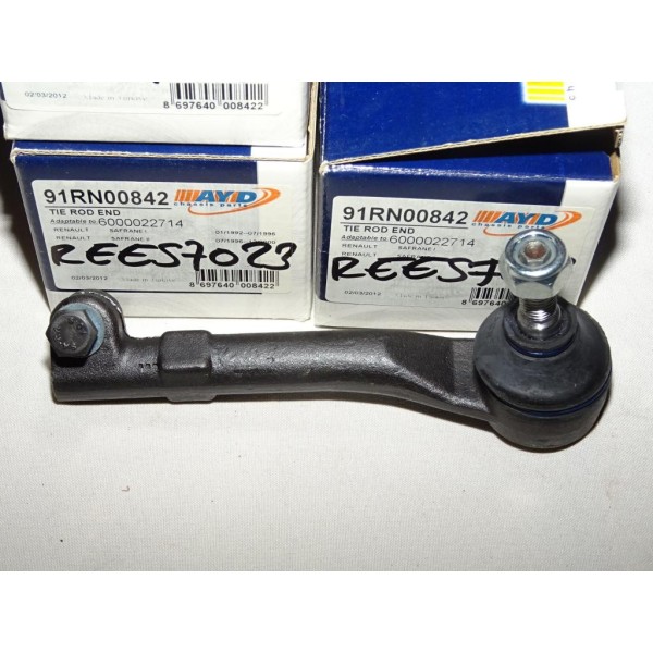 Rotule de direction avant gauche 91RN00842 pour renault safrane