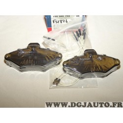 Jeux 4 plaquettes de frein avant montage bendix 722500 pour citroen xantia