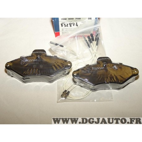 Jeux 4 plaquettes de frein avant montage bendix 722500 pour citroen xantia