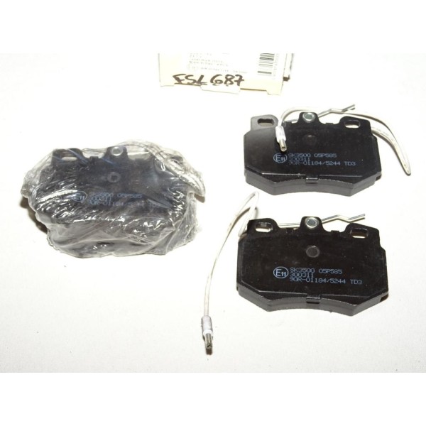Jeux 4 plaquettes de frein avant montage TRW 450201 pour citroen ZX diesel