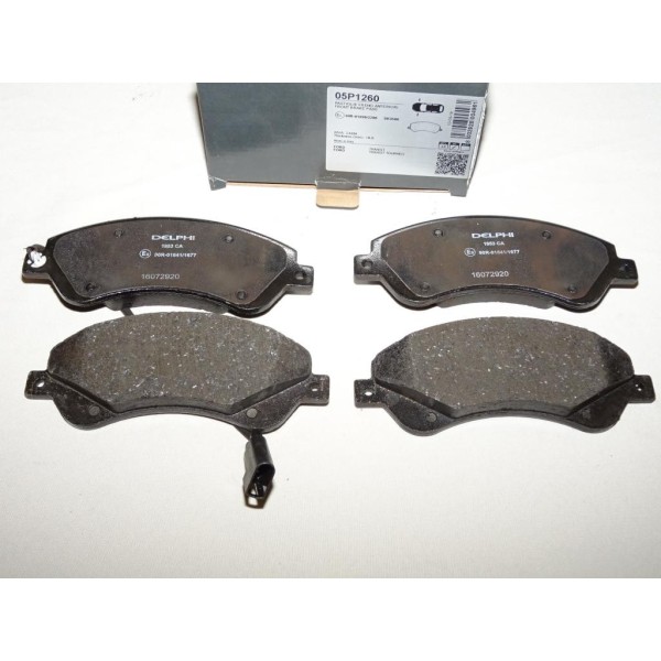 Jeux 4 plaquettes de frein avant montage bendix 05P1260 pour ford transit tourneo partir de 2006