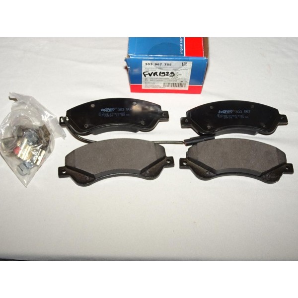 Jeux 4 plaquettes de frein avant montage bendix 303967 pour ford transit tourneo partir de 2006