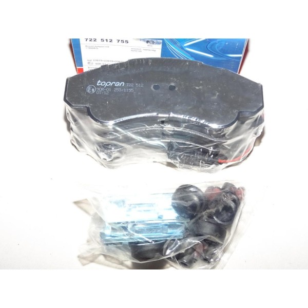 Jeux 4 plaquettes de frein avant montage brembo 722512 pour peugeot boxer citroen jumper fiat ducato 1 2 I II de 1999 à 2006