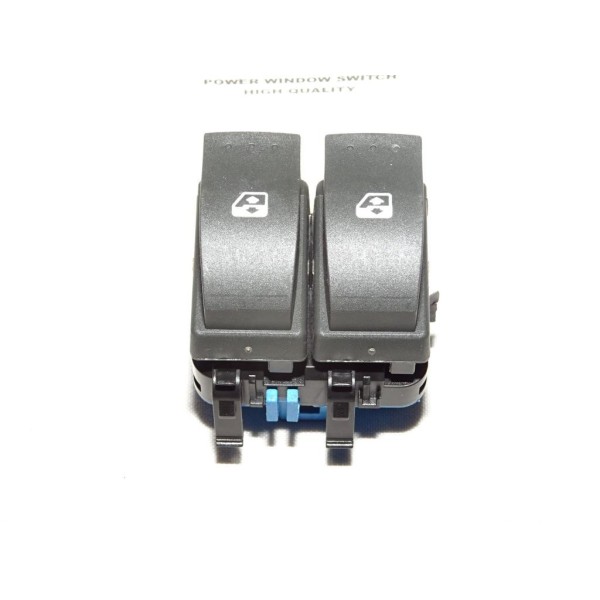 Paire boutons interrupteur commande leve vitre electrique 81063 pour renault megane 2 II scenic 2 II
