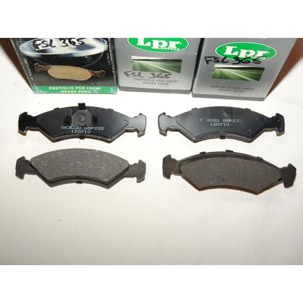 Jeux 4 plaquettes de frein avant montage teves 05P232 pour ford fiesta 1 2 I II essence et diesel