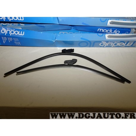 Paire balais essuie glace avant souple modulo 33965Z pour opel zafira B citroen C5 phase 3 III