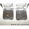 Jeux 4 plaquettes de frein arriere montage teves 9480 pour opel omega B