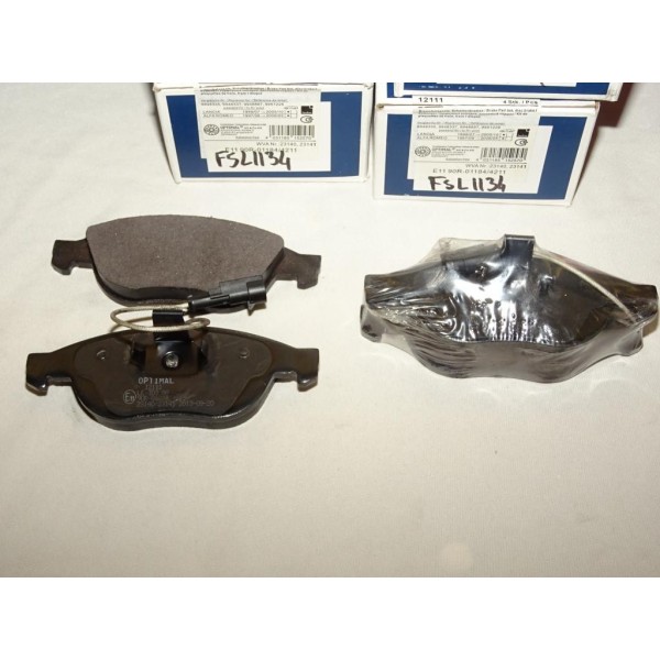 Jeux 4 plaquettes de frein avant montage teves 12111 pour alfa romeo 147 156 lancia lybra