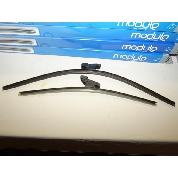 Paire balais essuie glace avant souple modulo 600mm + 450mm 33973Z pour fiat bravo 2 II hyundai i30 kia ceed