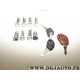 Kit 8 barillets serrure de porte avec 3 clés 71715616 pour fiat ducato citroen jumper peugeot boxer de 1994 à 2002