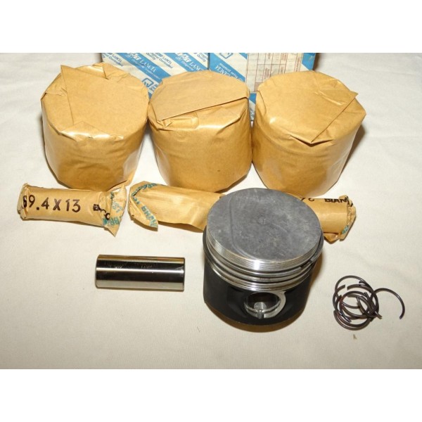 Kit 4 pistons moteur +0.4 avec axe et segmentation 5895631 pour fiat punto 1 tempra tipo ducato lancia dedra delta diesel