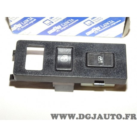 Platine 2 boutons commande leve vitre electrique 176804680 pour fiat croma de 1990 à 1996