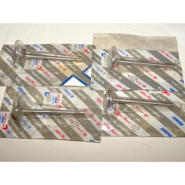 Lot 4 soupapes echappement 46527856 pour fiat palio punto 2 II siena doblo 1 strada 1.9D 1.9 D diesel