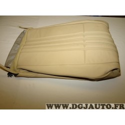 Housse dossier de siege avant droit cuir beige 185159450 pour alfa romeo 159 de 2005 à 2010