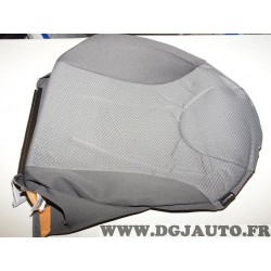 Housse dossier de siege avant gauche gris iris 185002665 pour fiat idea avec airbag lateraux 