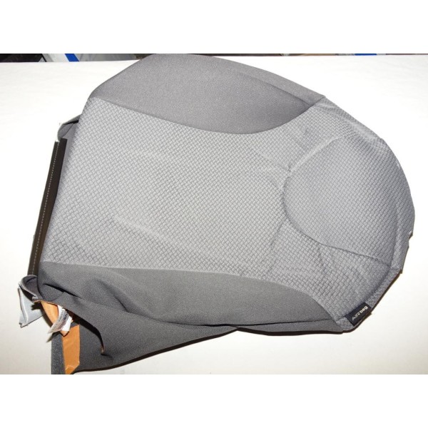 Housse dossier de siege avant gauche gris iris 185002665 pour fiat idea avec airbag lateraux  