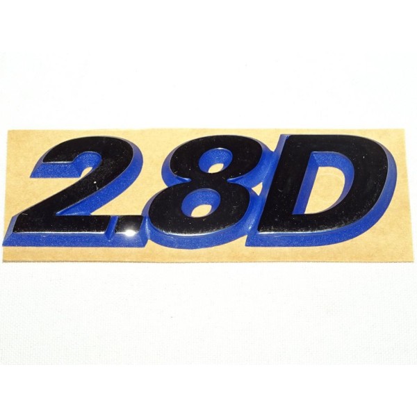 Logo motif monogramme ecuson embleme 1322410080 pour fiat ducato de 1994 à 2002 2.8D 2.8 D diesel 