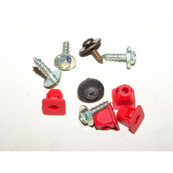 Kit fixation vis et taquets parechocs pare-chocs arriere 71751819 pour fiat bravo 2 II de 2007 à 2009 