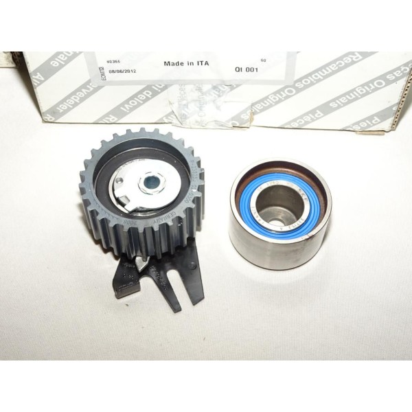 Ensemble galet tendeur + enrouleur courroie de distribution (non incluse) 71754558* pour alfa romeo 156 166 lancia thesis 2.4JTD