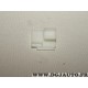 Agrafe tampon droit fixation baguette moulure calandre 46414712 pour lancia delta de 1993 à 1999