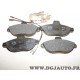 Jeux 4 plaquettes de frein avant montage bendix 77362238 pour scudo ulysse citroen jumpy evasion peugeot 806 expert