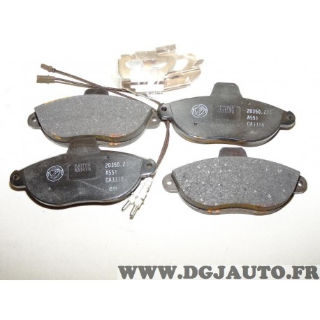 Jeux 4 plaquettes de frein avant montage bendix 77362238 pour scudo ulysse citroen jumpy evasion peugeot 806 expert 