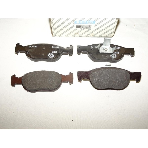 Jeux 4 plaquettes de frein avant montage teves 77362170 pour fiat punto 2 II partir de 1999 