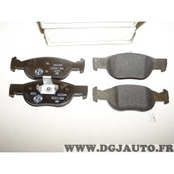 Jeux 4 plaquettes de frein avant montage teves 77362190 pour fiat punto 2 II partir de 1999 lancia Y ypsilon