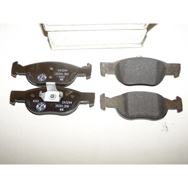 Jeux 4 plaquettes de frein avant montage teves 77362190 pour fiat punto 2 II partir de 1999 lancia Y ypsilon 