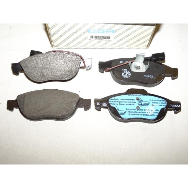 Jeux 4 plaquettes de frein avant montage teves 77362251 pour lancia lybra alfa romeo 147 156 