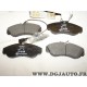 Jeux 4 plaquettes de frein avant montage lucas 71752993 pour fiat ducato citroen jumper peugeot boxer de 1994 à 2002