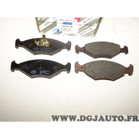 Jeux 4 plaquettes de frein avant montage teves 71738154 pour fiat fiorino partir de 1993 