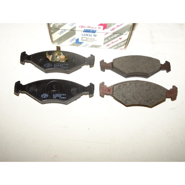 Jeux 4 plaquettes de frein avant montage teves 71738154 pour fiat fiorino partir de 1993 