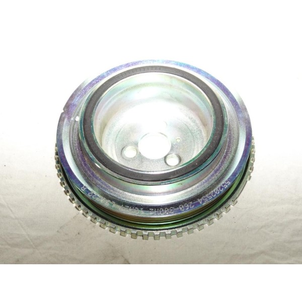 Poulie damper vilebrequin courroie accessoire 55202554 pour fiat panda 2 II punto 2 II FL siena strada lancia ypsilon 1.1 1.2 es