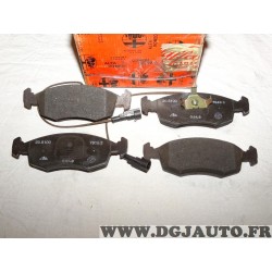 Jeux 4 plaquettes de frein avant montage teves 9950778 9946861 pour lancia dedra alfa romeo 145 146 155 fiat tipo 