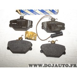 Jeux 4 plaquettes de frein avant montage lucas 9943830 pour lancia dedra fiat tipo tempra uno