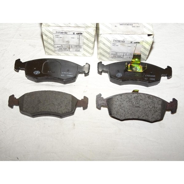 Jeux 4 plaquettes de frein avant montage ATE teves 71738152 pour fiat palio punto 2 II strada