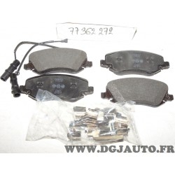 Jeux 4 plaquettes de frein avant montage lucas 77362272 pour lancia thesis de 2001 à 2008