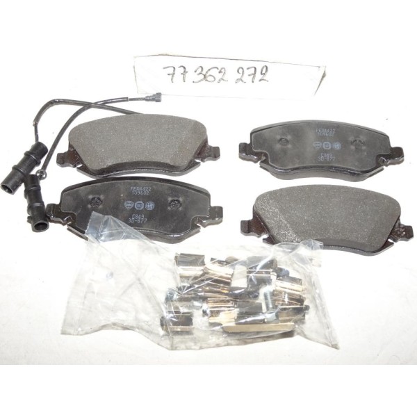 Jeux 4 plaquettes de frein avant montage lucas 77362272 pour lancia thesis de 2001 à 2008