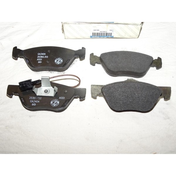 Jeux 4 plaquettes de frein avant montage ATE teves 77362193 pour alfa romeo 145 146 147 156 GT fiat bravo coupé marea multipla p