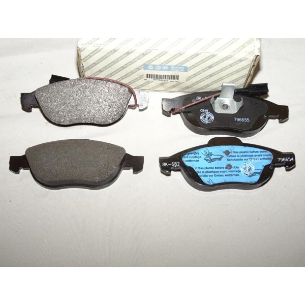 Jeux 4 plaquettes de frein avant montage ATE teves 77362251 pour lancia lybra alfa romeo 147 156