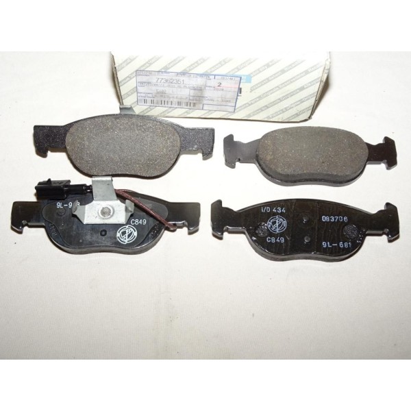 Jeux 4 plaquettes de frein avant montage teves 77362351 pour fiat brava bravo marea lancia delta 2 II